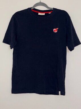 Scotch & Soda Navy Blue - The Free Spirit Peace Bird - Core Basic T-Shirt Size
